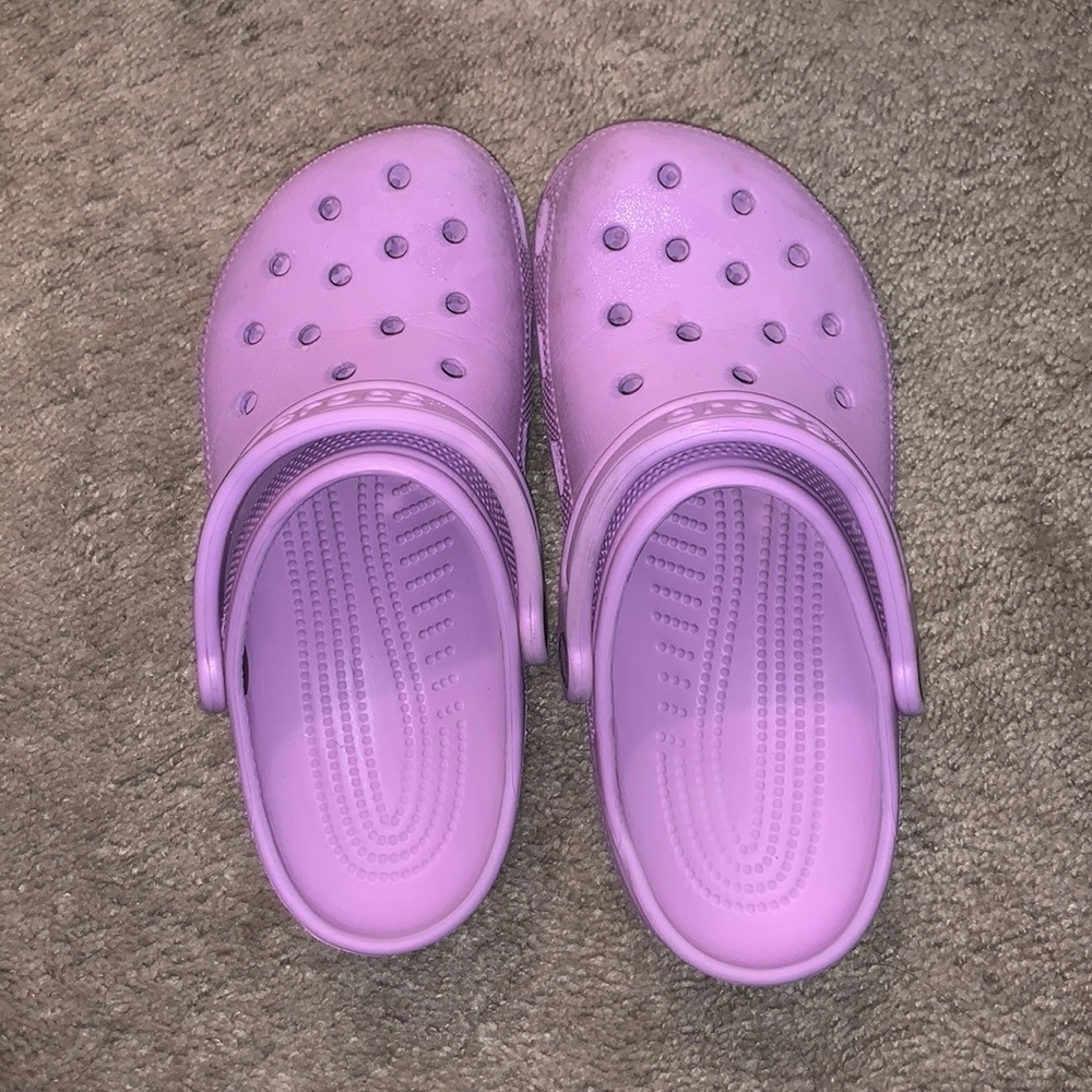 Purple crocs Size 6